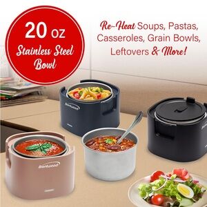 ✅NEW “Brentwood®”110-Volt 50-Watt Portable Leakproof Electric Lunch Box,